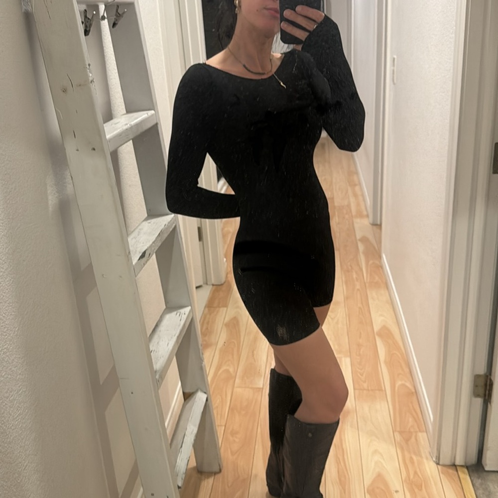 Naked wardrobe black bodysuit